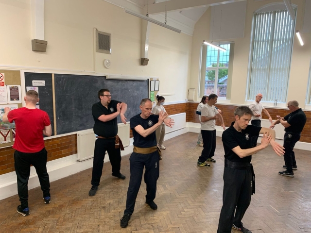 Old School Wing Chun - Junior and senior students training